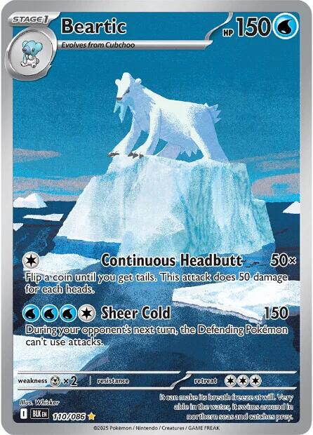 Beartic 110/086 IR | Black Bolt