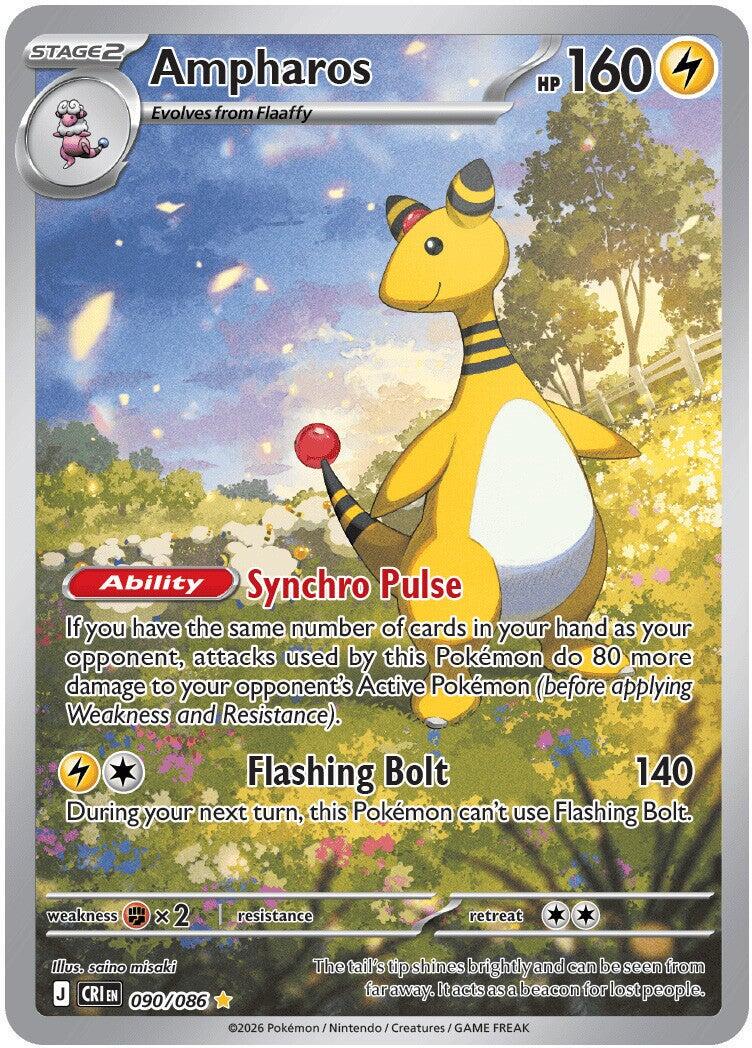 Ampharos 090/086 IR | Chaos Rising
