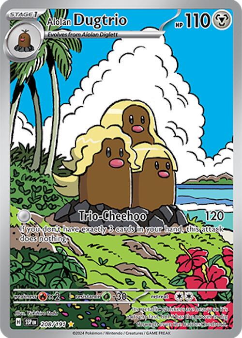 Dugtrio 208/911 SV08: Surging Sparks