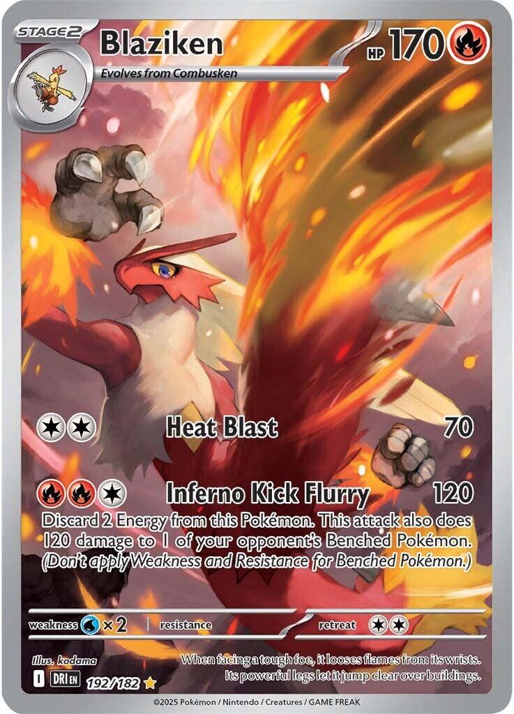 Blaziken 192/182 IR - Destined Rivals