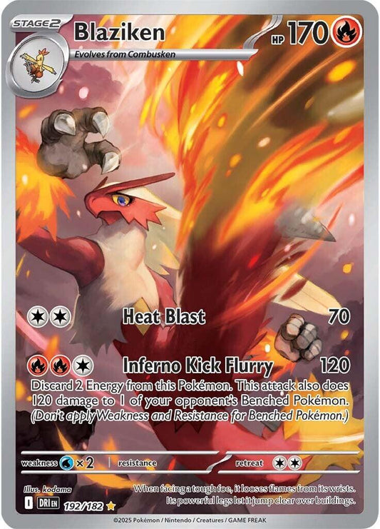 Blaziken 192/182 IR - Destined Rivals
