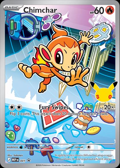 Chimchar 041 - Black Star Promo