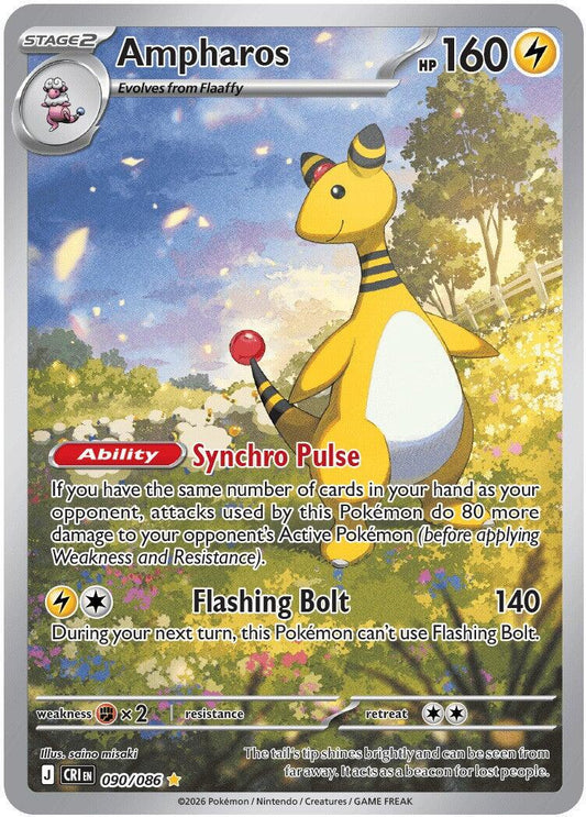 Ampharos 090/086 IR | Chaos Rising