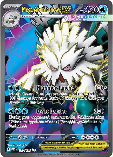 Mega Abomasnow ex 157/132 ME01: Mega Evolution