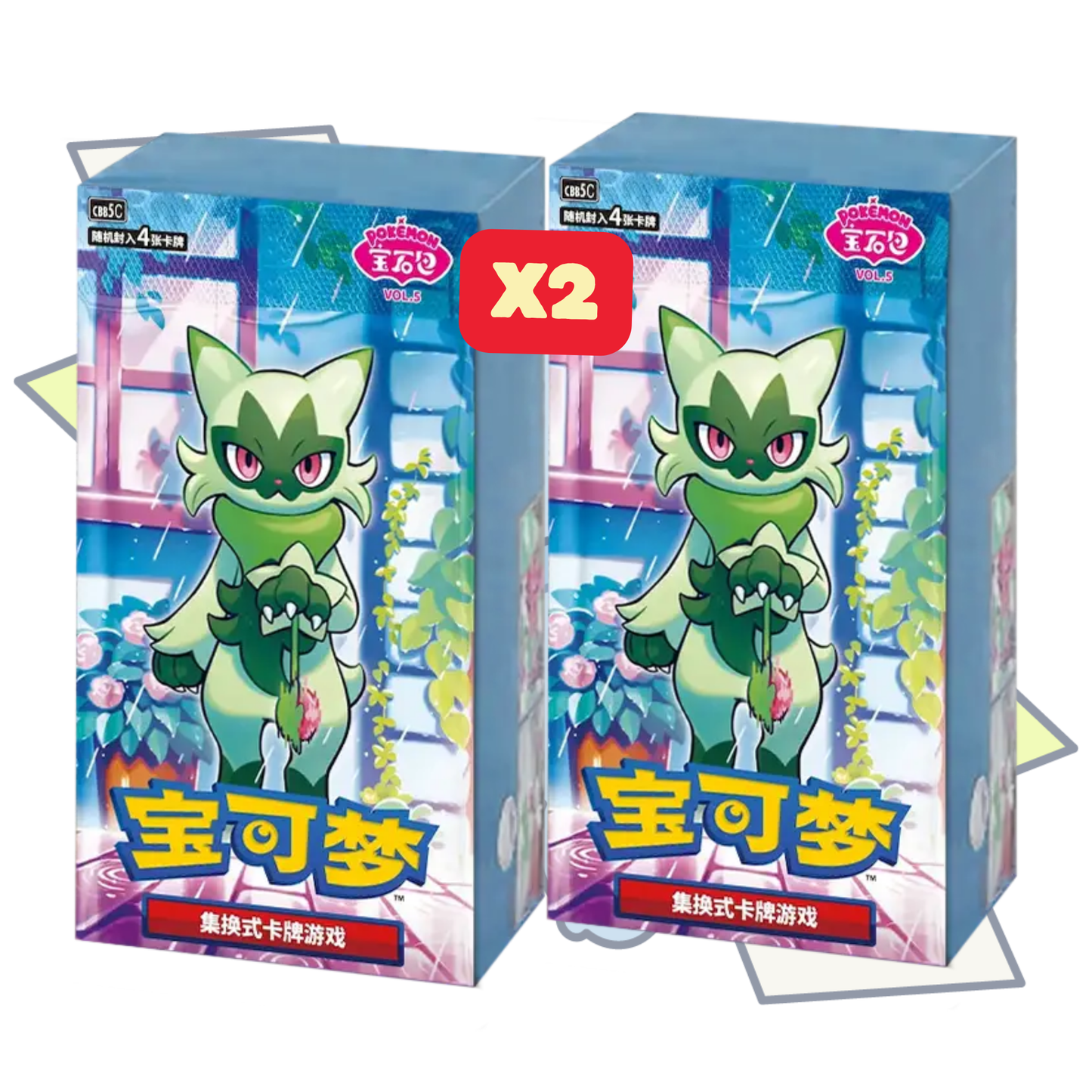 x2 Gem Vol.5 Booster Boxes | S-Chinese
