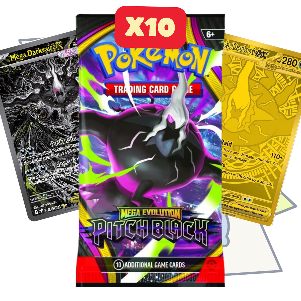 10x Pitch Black Booster Packs | Pokemon TCG
