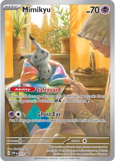 Mimikyu 075 Black Star Promo - Paldean Fates