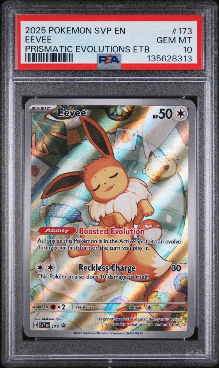 Eevee 173/SVP Black Star Promo | Prismatic Evolutions | PSA 10